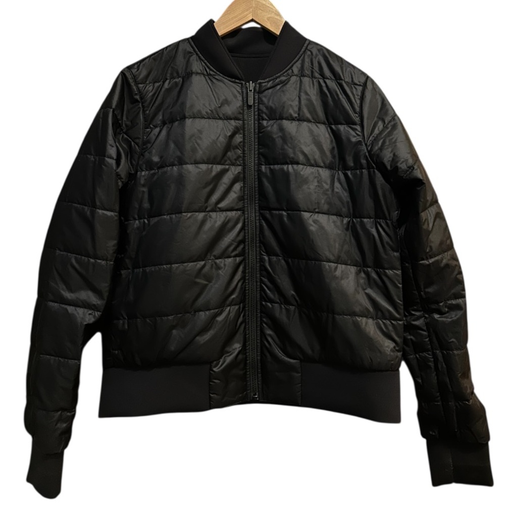 Lululemon Non-Stop Bomber *Reversible in Black size 10 - Picture 10 of 13